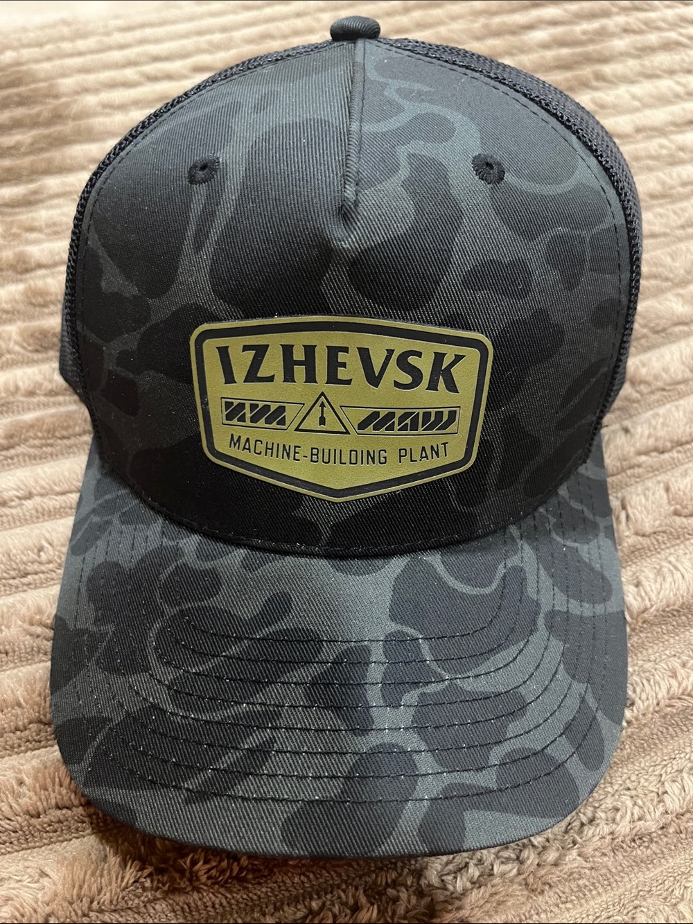 Black Camo Izhevsk Cap